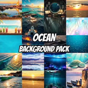 Golden Hour Beach Campfire Tidepool Animated Background for Streamers · 1080p MP4 image 4