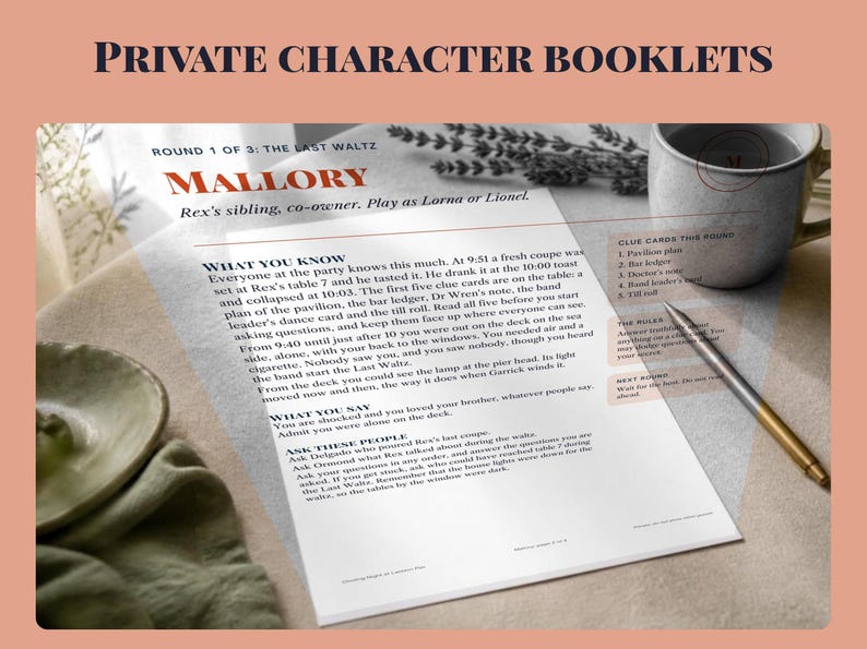 Murder Mystery Party Game for Adults, image 6