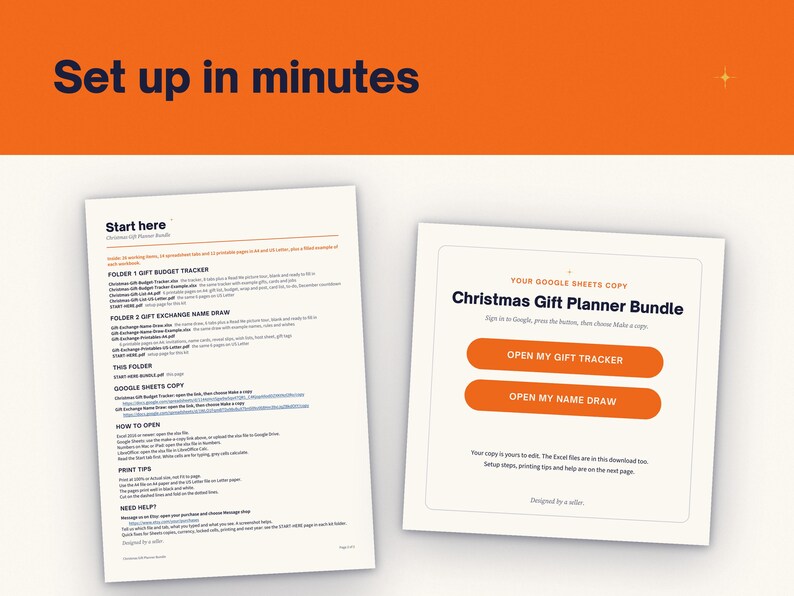 Christmas Gift Planner Spreadsheet Bundle, image 15