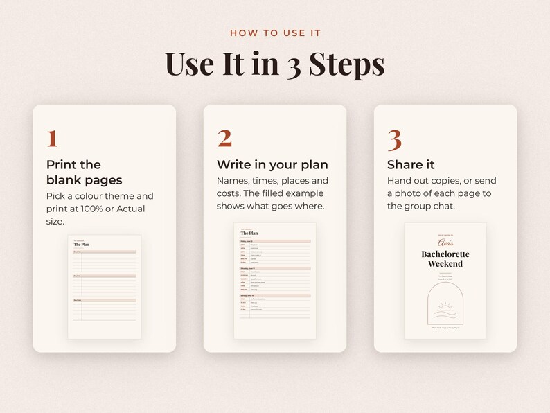 Bachelorette Itinerary Printable, image 10