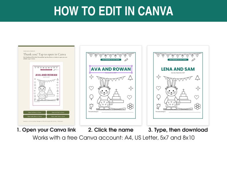 Kids Wedding Activity Book, image 7