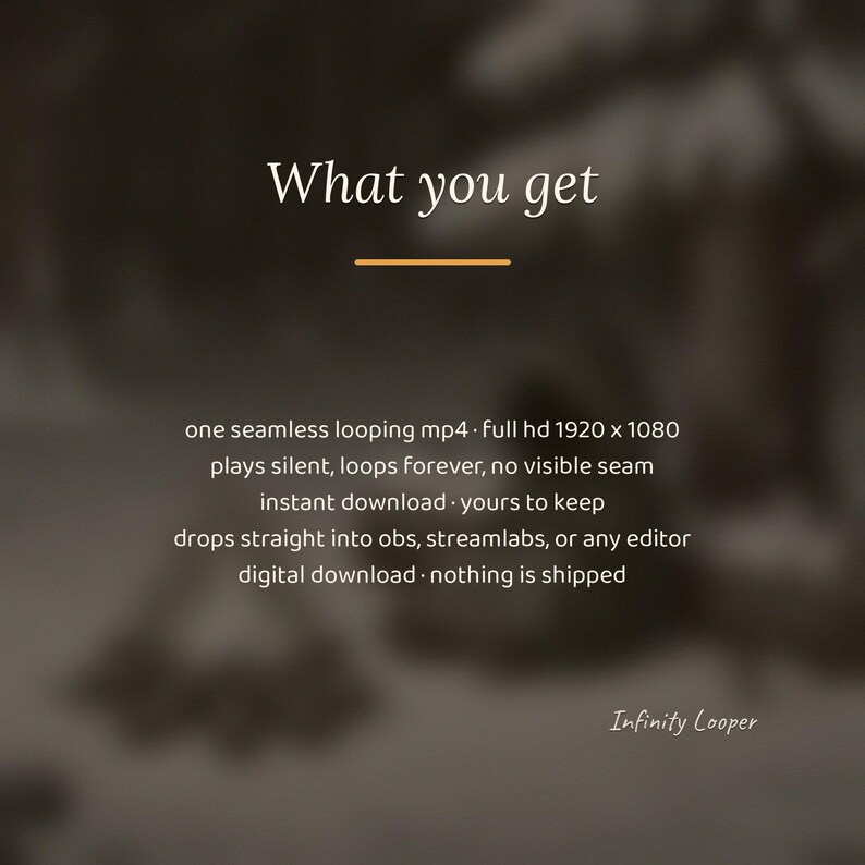 Pixel Art Snowy Forest Campfire Animated Backdrop for Work From Home · 4K + 1080p MP4 image 3