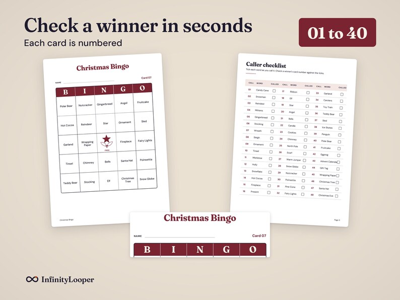 Christmas Bingo Printable, image 7