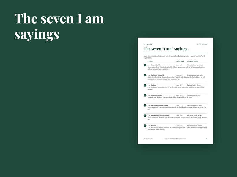 Gospel of John Bible Study Guide Printable, image 6