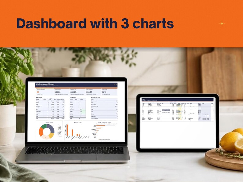 Christmas Gift Tracker Spreadsheet, image 9