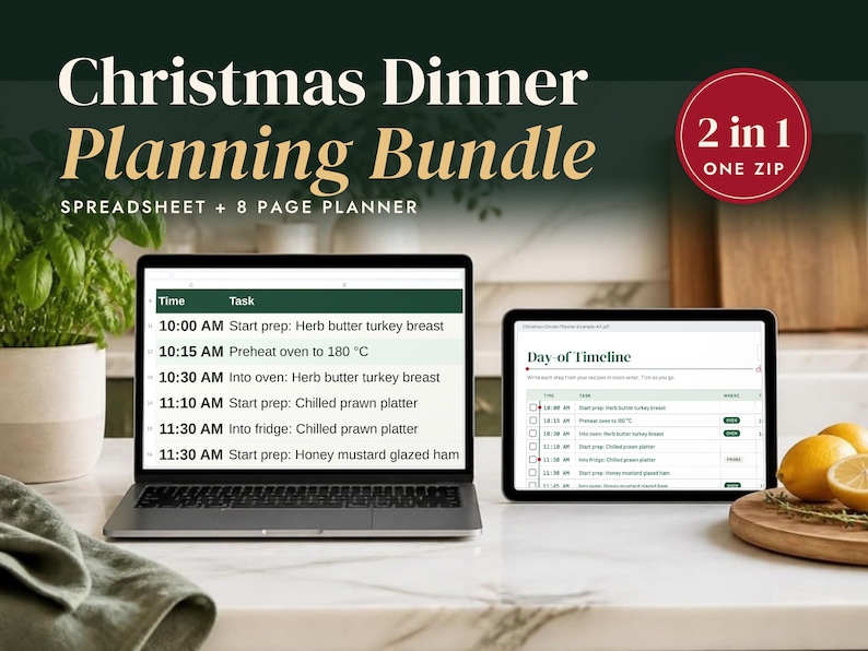 Christmas Dinner Planning Bundle
