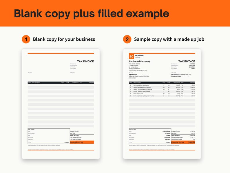 Invoice Template for Australian Tradies, image 10