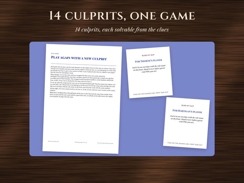 Murder Mystery Party Game for Adults, image 8