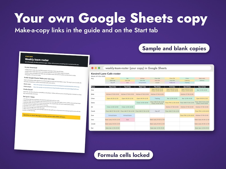 Weekly Employee Schedule Template, image 6