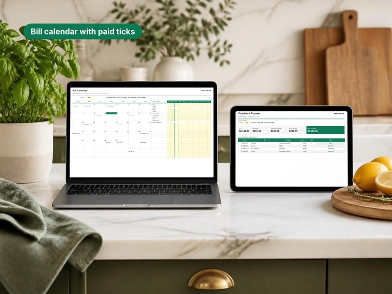 Paycheck Budget Spreadsheet, image 11