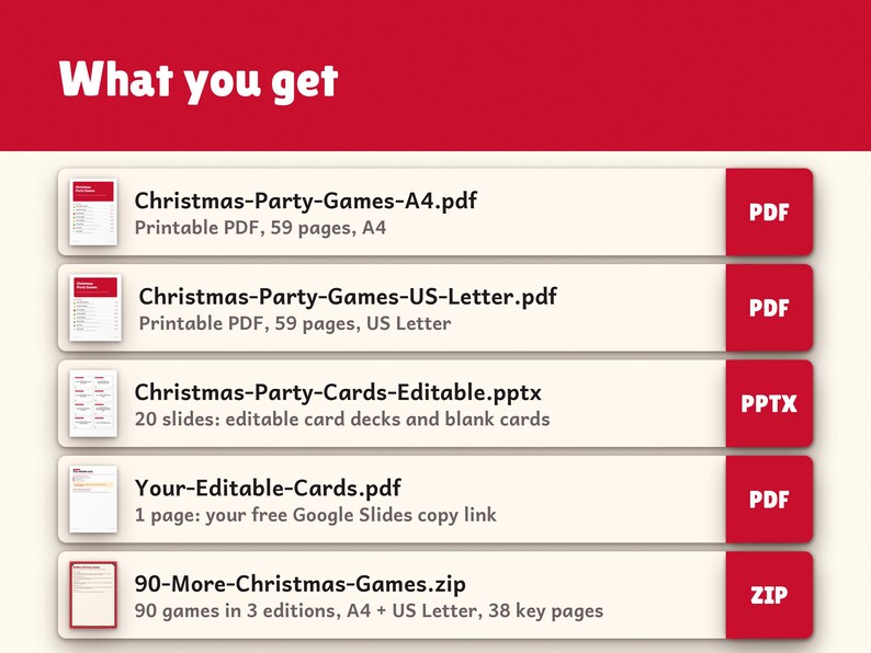 Christmas Party Games Printable, image 15
