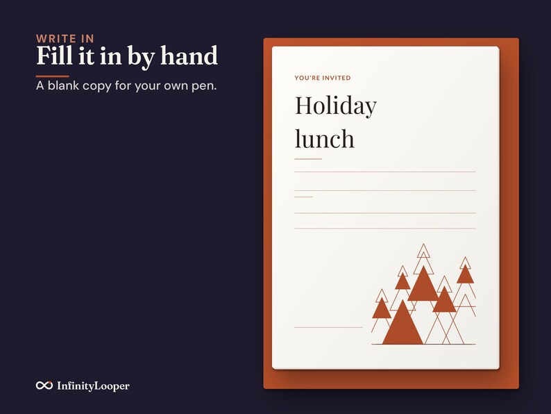 Christmas Party Invitation Template, image 13