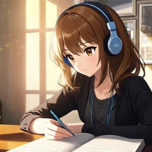 Chill Corgi With Headphones Animated Background for Lofi Streams · 4K + 1080p MP4 image 2
