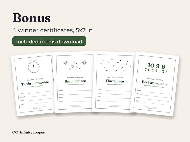 New Years Eve Trivia Game Printable, image 15