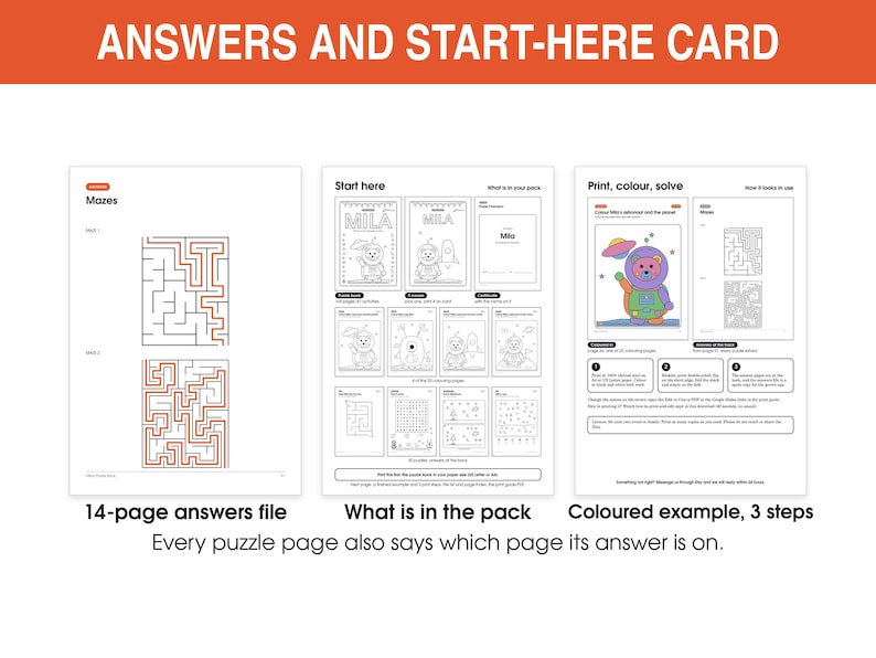 Personalized Kids Activity Book, image 13