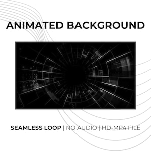 4K Digital Tunnel VTuber Background | Futuristic Tech Stream Loop | Cyberpunk Overlay Asset for Twitch