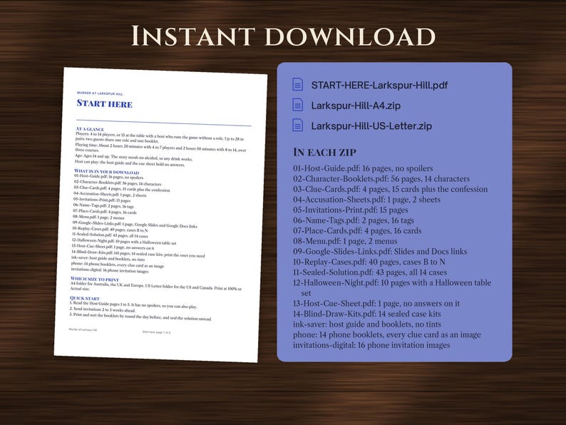 Murder Mystery Party Game for Adults, image 13