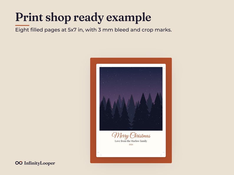 Christmas Photo Card Template, image 12