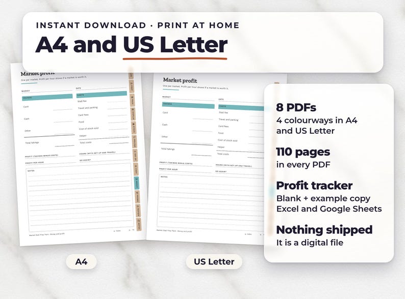 Craft Fair Planner Printable, image 10