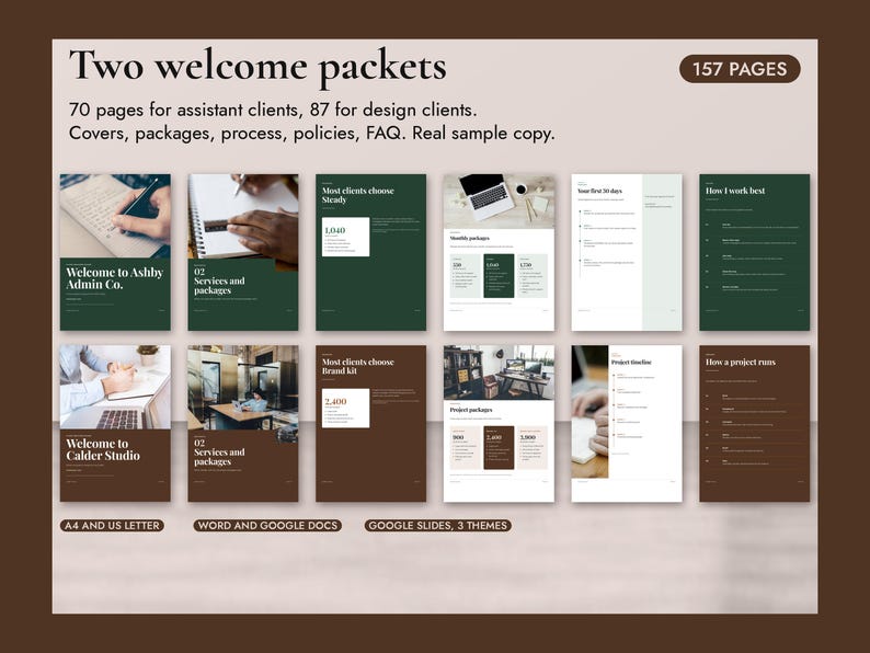 Freelancer Client Welcome Packet Template Bundle, image 3