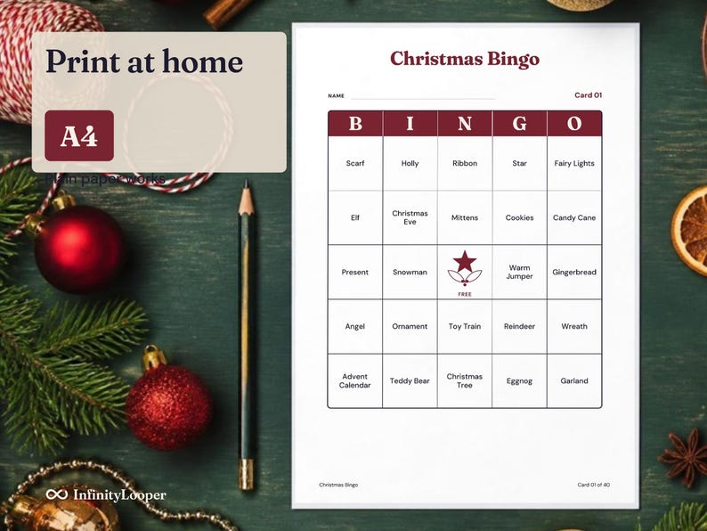 Christmas Bingo Printable, image 9