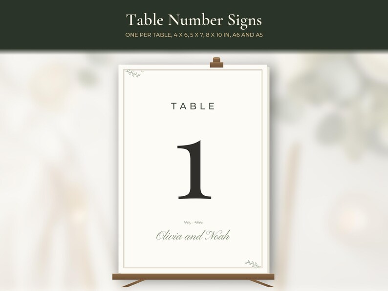 Wedding Seating Chart and Crossword Sign Bundle, image 5