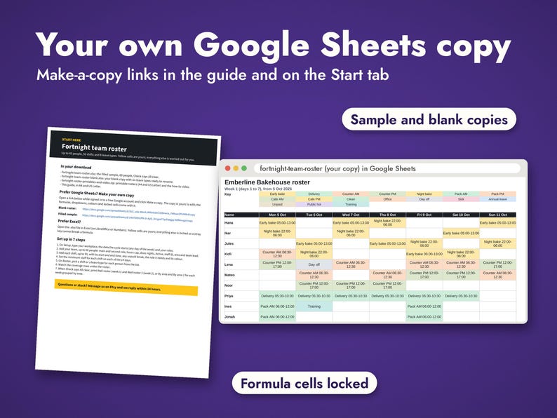 Biweekly Employee Schedule Template, image 6