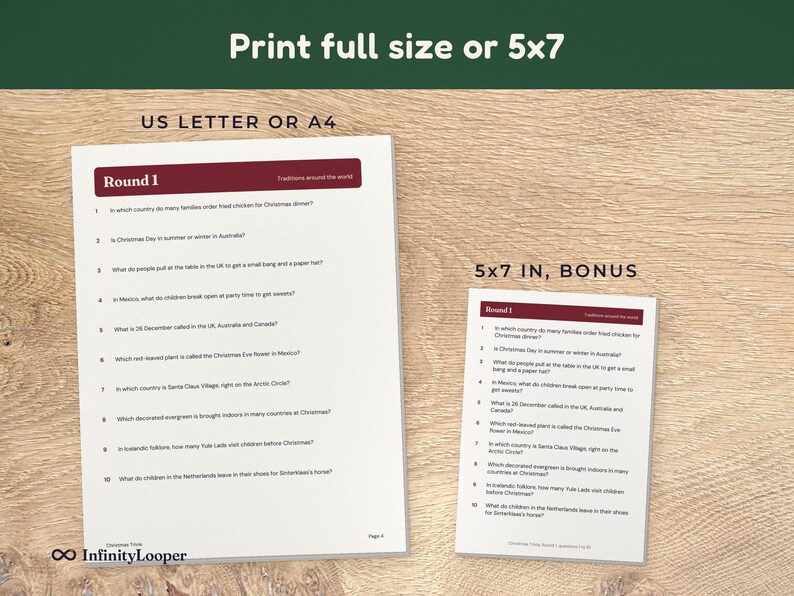 Christmas Trivia Printable, image 3