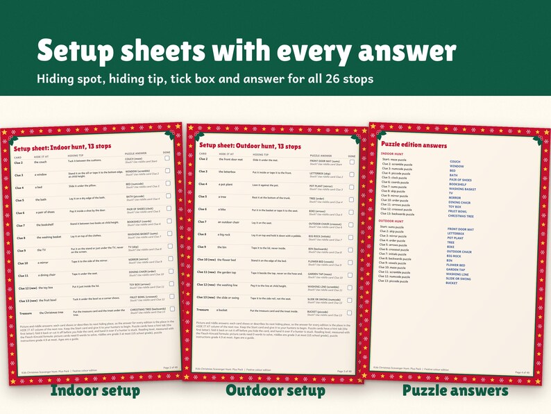 Christmas Scavenger Hunt for Kids Printable, image 3