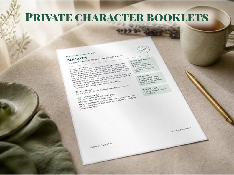Christmas Murder Mystery Party Game for Adults, image 6