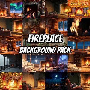 Cozy Fireplace Hearth Animated Background for Streaming · 1080p MP4 image 4