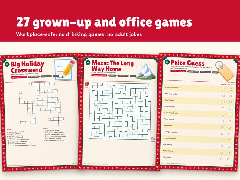 Christmas Party Games Printable, image 7