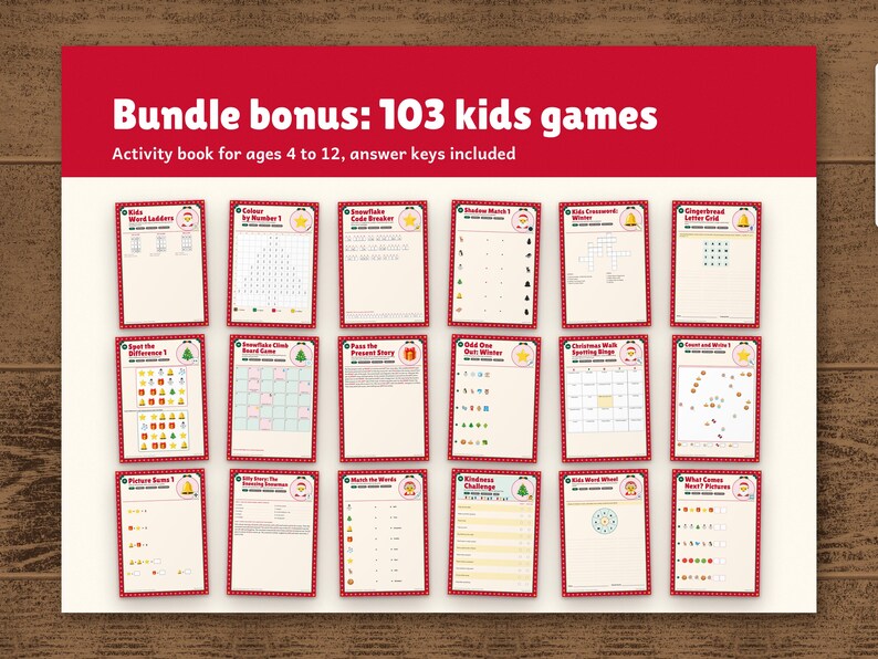 Christmas Games Bundle Printable, image 5