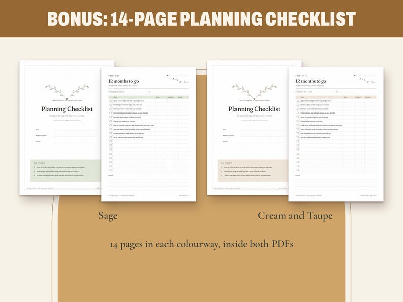 Wedding Day Timeline and Vendor Run Sheet Bundle, image 17