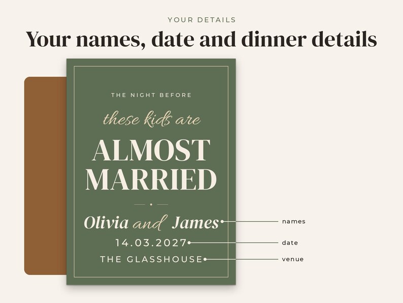 Rehearsal Dinner Sign Template, image 3