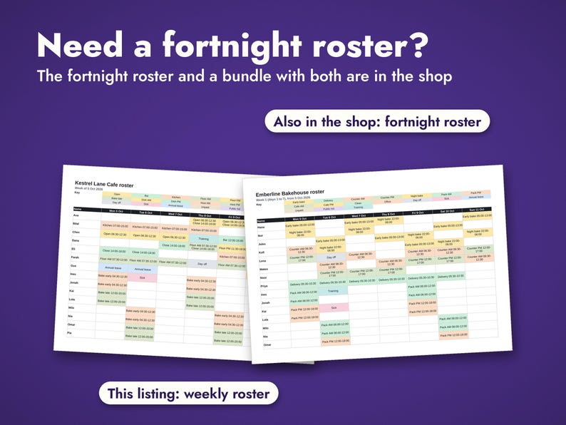 Weekly Employee Schedule Template, image 12