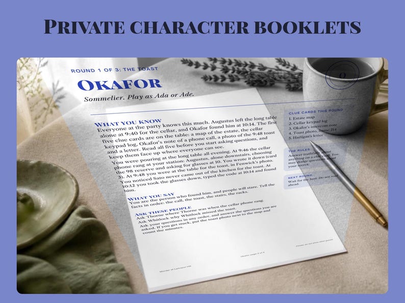 Murder Mystery Party Game for Adults, image 6