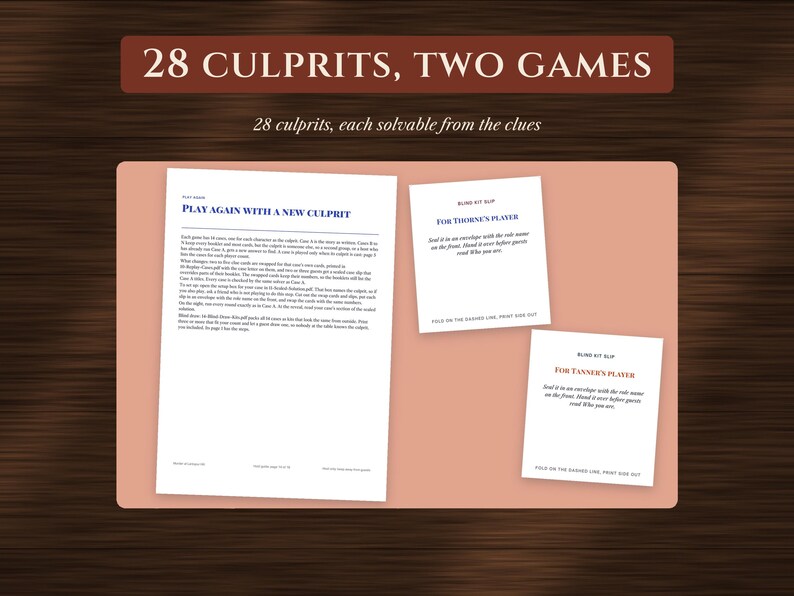 Murder Mystery Party Game Bundle, image 7