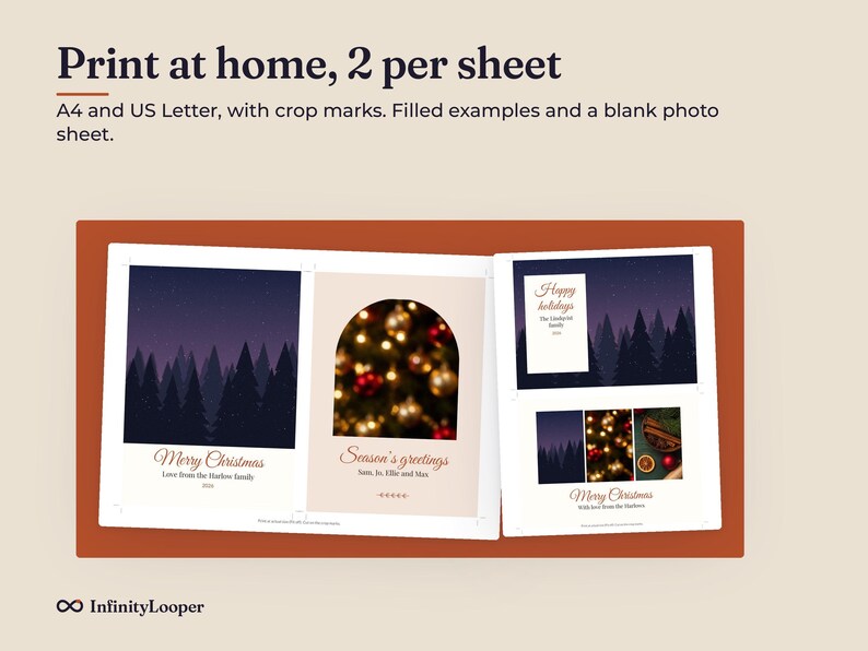 Christmas Photo Card Template, image 11