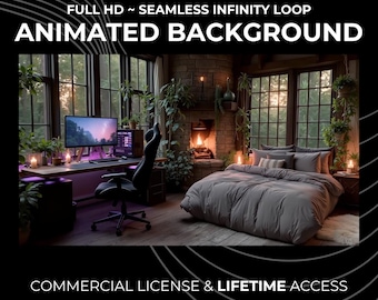 Ambient Nature Vibes Chillout - Seamless Loop Video - Bewegung Hintergrund