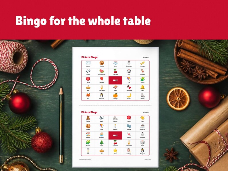 Christmas Party Games Printable, image 13