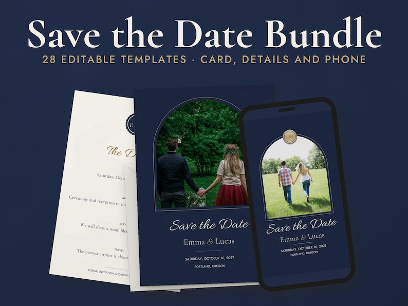 Save the Date Bundle Template