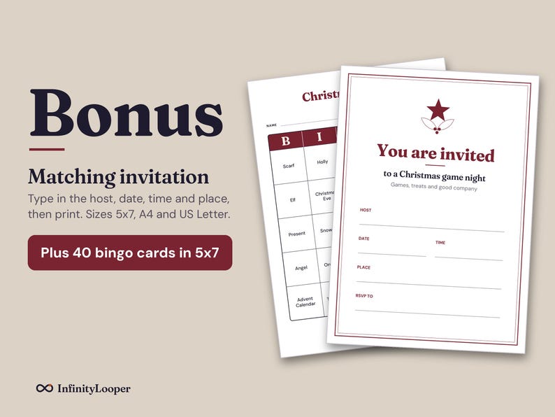 Christmas Bingo Printable, image 14