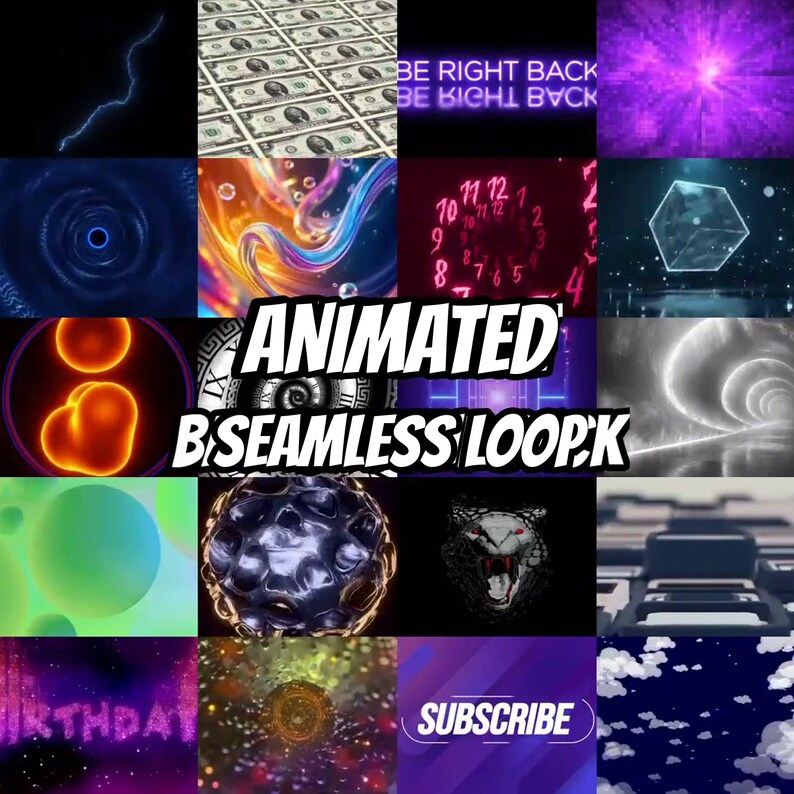 Dynamischer, abstrakter Linien-Animationshintergrund für Streamer · 1080p MP4 Bild 3