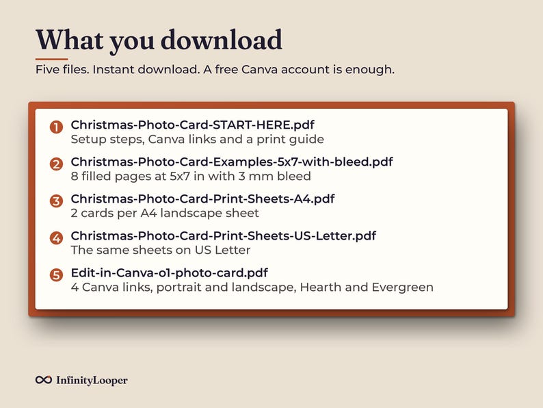 Christmas Photo Card Template, image 15