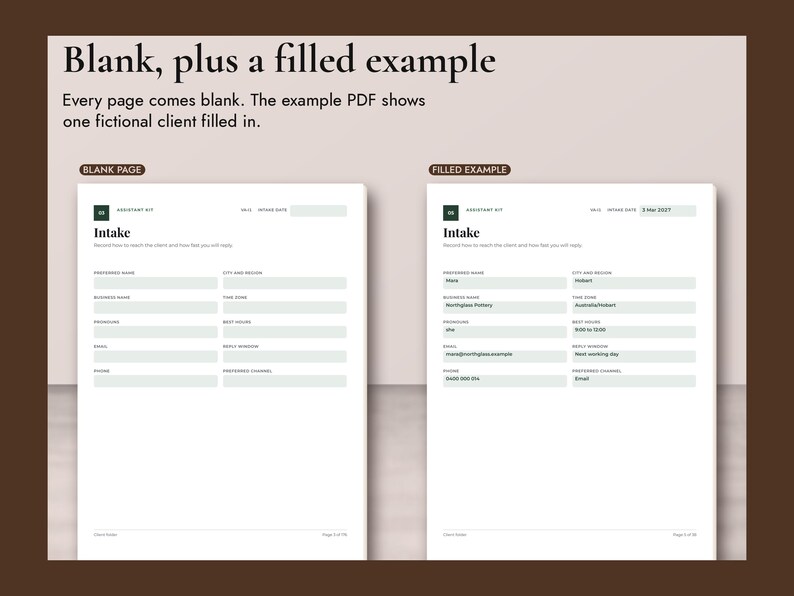 Freelancer Client Welcome Packet Template Bundle, image 10