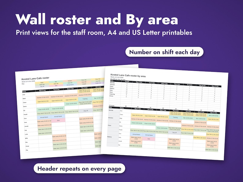 Weekly Employee Schedule Template, image 7