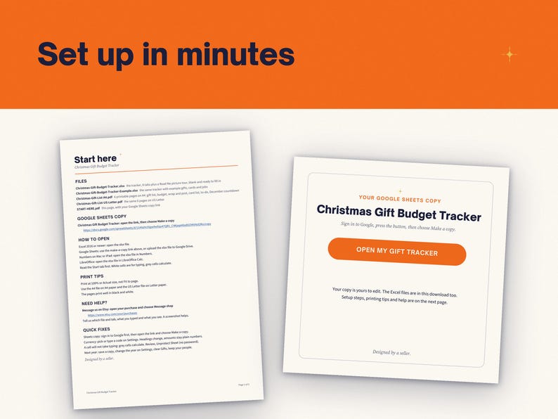 Christmas Gift Tracker Spreadsheet, image 15