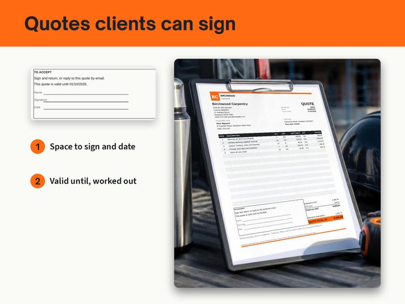 Invoice Template for Australian Tradies, image 7