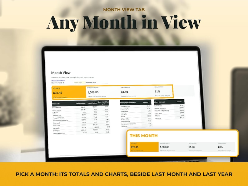 Profit Tracker Spreadsheet for Orders, image 3